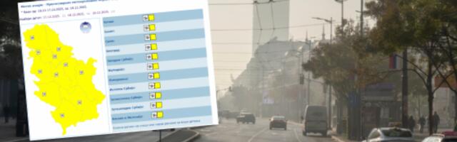 CELA SRBIJA U ŽUTOM U PETAK ZBOG OVE POJAVE! RHMZ objavio prognozu za narednih nedelju dana, KIŠA I SNEG OD OVOG DATUMA