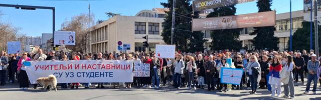 Niški studenti prosvetari i profesori pozvali na totalnu obustavu rada u aprilu
