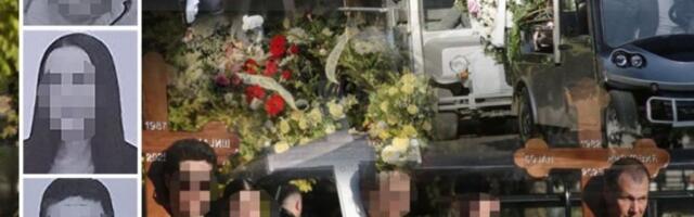 DETALJ ZBOG KOG JE PLAKALA CELA SRBIJA! Samo jedan kovčeg je bio DRUGE BOJE na sahrani porodice nastradale kod West 65 - BOJAN, DIJANA I MIHAILO POČIVAJU U ISTOJ GROBNICI! (FOTO, VIDEO)