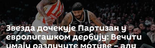 Звезда дочекује Партизан у евролигашком дербију: Вечити имају различите мотиве – али циљ је исти