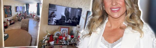 PATULJCI, IRVASI, DEDA MRAZIĆI... Dragica Zlatić ukrasila svoj dom i pokazala svoju novogodišnju magiju: Jelka udara u plafon (FOTO)