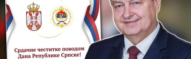JEDINSTVO SRPSKOG NARODA S OBE STRANE DRINE MORA BITI IZNAD SVIH PODELA: Dan Republike Srpske čestitao i ministar policije Srbije Ivica Dačić!