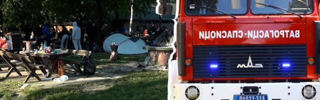 Ugašen požar na Adi Ciganliji, nema povređenih
