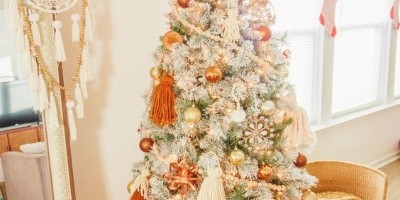 Novogodišnje dekoracije u boho stilu