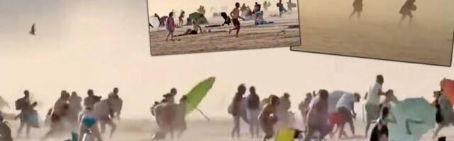 Horor na poznatom letovalištu! Došlo je s neba i izazvalo haos i paniku: Turisti beže glavom bez obzira (VIDEO)