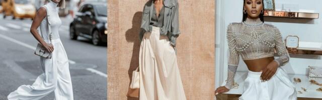 Kako nosimo bele pantalone: 35 neočekivanih modnih ideja