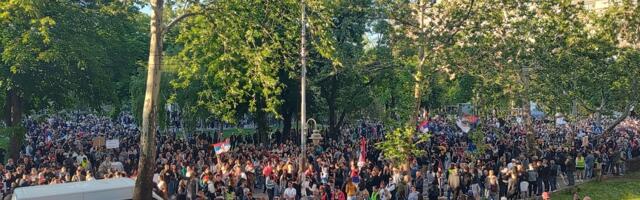 Studenti na protestu u Nišu traže vanredne izbore