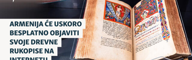 Armenija će uskoro besplatno objaviti svoje drevne rukopise na internetu
