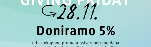 Najbolja kupovina je ona koja pomaže drugima: U okviru inicijative Giving Friday, dm donira 5% prometa ostvarenog 28. novembra
