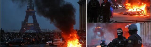 (VIDEO) Divljaci spaljuju Pariz! Ratno stanje u prestonici Francuske: Snimci zaprepastili svet, policija nemoćna protiv migrantskih hordi