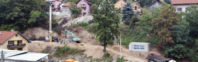 Почели радови на санацији клизишта у ужичком насељу Кошница