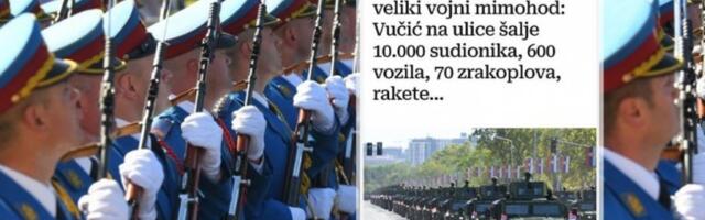 "VUČIĆ JE DIGAO SRPSKU VOJSKU IZ PEPELA I STVORIO REGIONALNU SILU!" Hrvati uživo prenosili svaki detalj sa vojne parade u Beogradu! (FOTO)