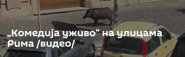 „Комедија уживо“ на улицама Рима /видео/
