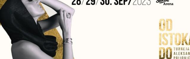 Večerašnjim koncertom u Areni Aleksandra Prijović otpočinje svoju regionalnu turneju „Od istoka do zapada“