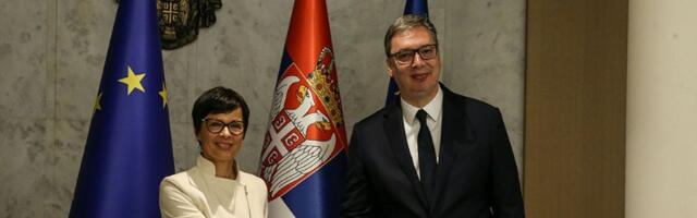 DOK POLICIJA PREBIJA I HAPSI Marta Kos pruža ruku Aleksandru Vučiću - ono, kao ništa?