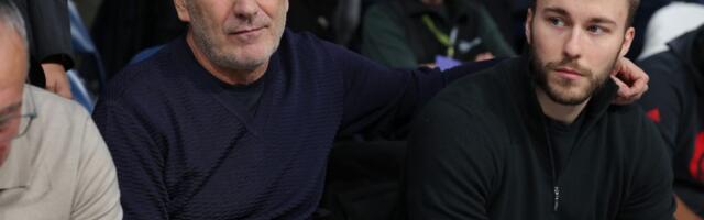 TAMO GDE JE OTAC STAO: Sin Željka Obradovića prati meč Partizana!