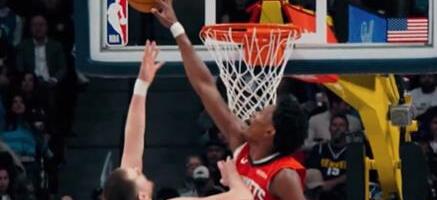 JOKIĆ KRENUO NA POLAGANJE, PA "POPIO" STRAŠNU BLOKADU! NBA LIGA NE PAMTI OVAKO NEŠTO! Retko ko je uspeo da zaseni Srbina, ali ovom momku je to pošlo za rukom!