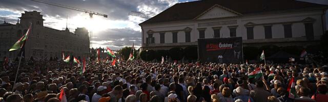 Orbanove pristalice protestovale protiv smene predsednika Tamaša Suljoka