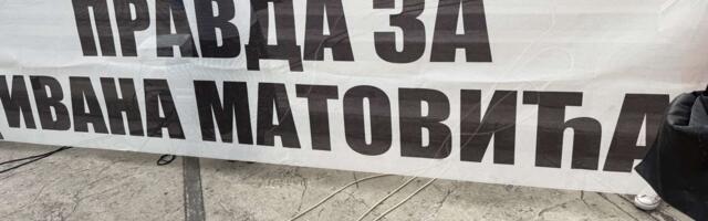 Počinje protest podrške Ivanu Matoviću i uhapšenim aktivistima u Kraljevu: „Srbija nosi pravdu“