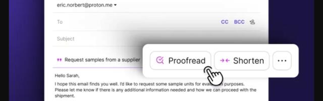 Proton Mail od sada ima svog AI asistenta za pisanje