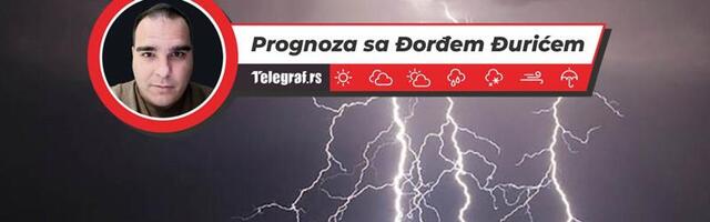 Grmljavinska oluja večeras očekuje ova tri dela Srbije: Na udaru nevremena biće i ovaj grad