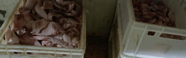 FOTO: Uhapšen zbog osam tona nebezbednog mesa u stanu i mesari u Somboru