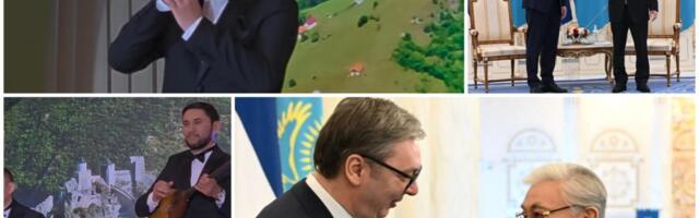 TOKAJEV UKAZAO VUČIĆU I SRPSKOJ DELEGACIJI OGROMNO POŠTOVANJE: Na svečanom ručku se orilo "Ovo je Srbija" i "Tamo daleko", pogledajte divne scene iz Astane