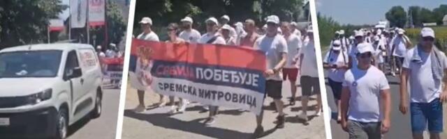 KOLONA JE SVE DUŽA! Stižu i građani sa Kosova i Metohije, u Golubincima veličanstven doček! (VIDEO)