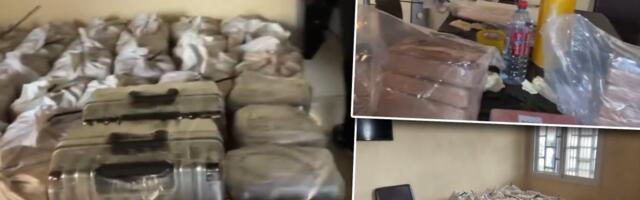 Srbin "pao" u Liberiji zbog rekordne pošiljke kokaina: Spakovali drogu u kofere i kutije (FOTO)