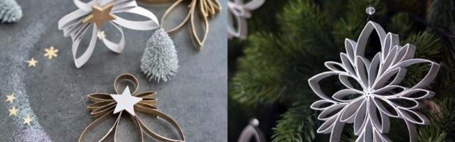 Novogodišnji ukrasi od rolni toalet papira