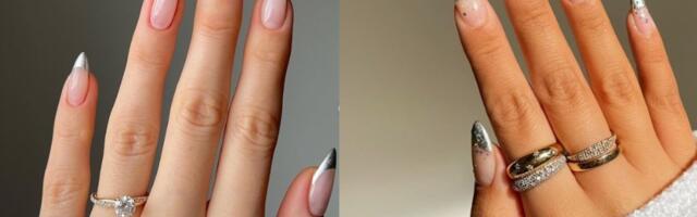 Silver tip: Najelegantnija verzija francuskog manikira za zimu