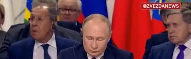Skandal na samitu Briksa: Snimljen Lavrov kako psuje tokom Putinovog govora (VIDEO)