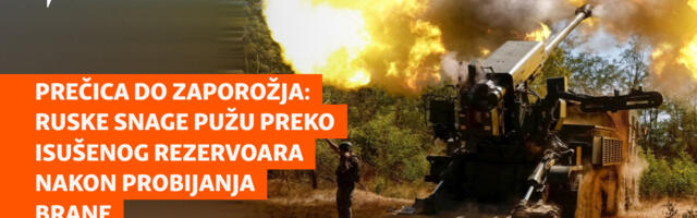 Prečica do Zaporožja: Ruske snage pužu preko isušenog rezervoara nakon probijanja brane