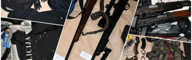 OGLASILO SE TUŽILAŠTVO O ARSENALU ORUŽJA U GARAŽI: Snajper, eksploziv, policijska uniforma i motorole