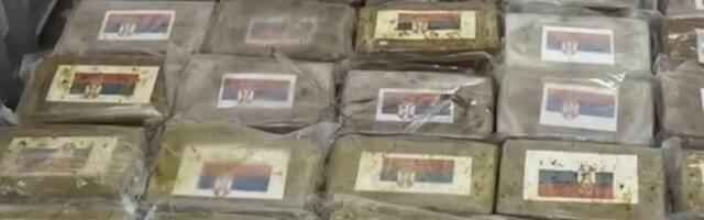 SKORO 800 KILOGRAMA KOKAINA SA SRPSKOM ZASTAVOM ZAPLENJENO U ITALIJI Droga sa sve bananama stigla iz Ekvadora VIDEO