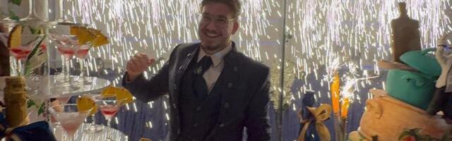 Tortu doneli na smederevcu - roštilj i pasulj od ŠLAGA, nikad viđeno! Slavljenik zaliva fontanu od šampanjca