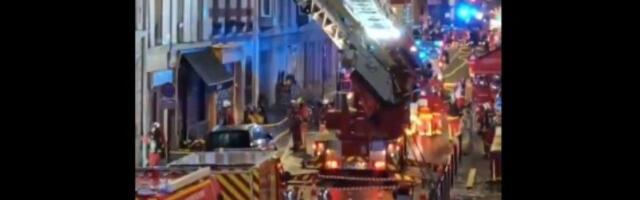 Urušio se sprat zgrade u Parizu: Veliki broj povređenih (VIDEO)