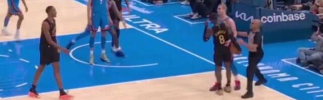 Šruder hteo da se bije sa Topićem, pa se zaustavio (VIDEO)