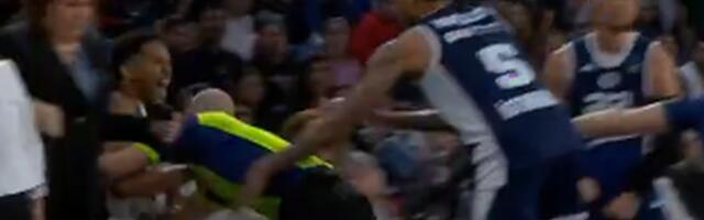 Tuča i haos u duelu dva srpska trenera! Bivši NBA igrač nasrnuo na rivala, sudija završio na tribinama /VIDEO/