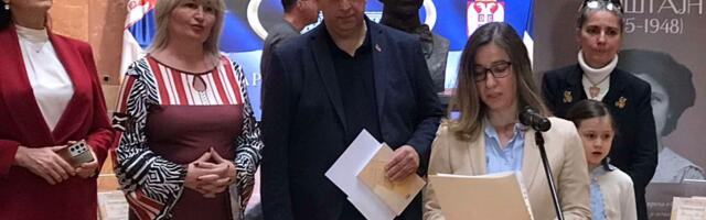 U Skupštini Srbije otvorena izložba o Milevi Marić Ajnštajn