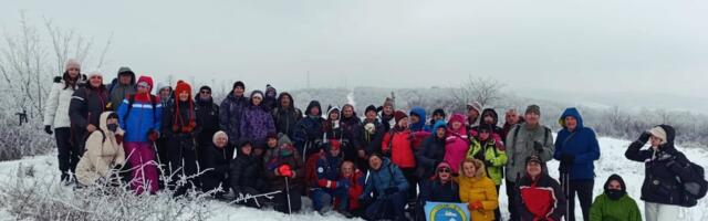 Božićni uspon na Žeželj istoimenog planinarskog društva