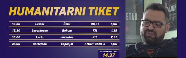 Humanitarni tiket u podne: Miloš Avramović tipuje za lečenje Uroša Mladenovića