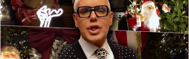 IRVASI, DEDA MRAZ, OGROMNA JELKA NASRED SOBE: Boki 13 pukao 50.000 € na novogodišnju dekoraciju, vila na tri sprata šljašti od glamura (FOTO/VIDEO)