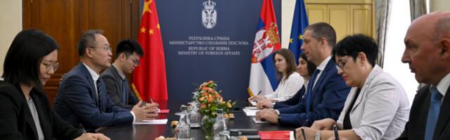 Ђурић захвалио Кини на подршци територијалном интегритету Србије