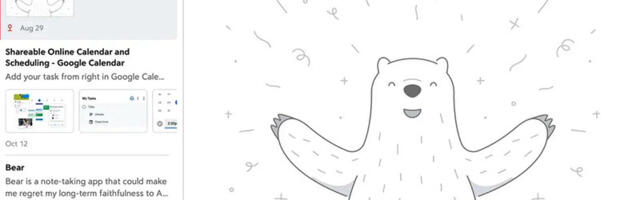 Najbolje aplikacije za hvatanje beleški: Bear Markdown Notes