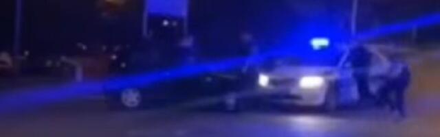 Bežao od policije u Mirijevu, pa smrskao auto (VIDEO)