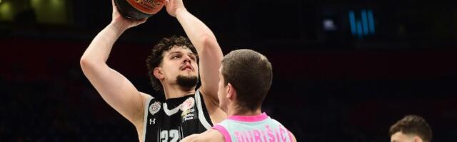 Partizan se mučio i jedva pobedio Megu