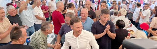 Nećemo mržnju i nasilje, rekao Mali u Bojniku, pa igrao uz stihove „Volim momke koji piju rakiju“ (video)
