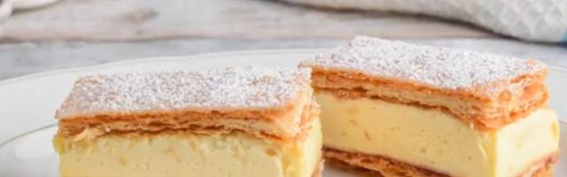 Najlakši recept za slatke krempite bez mleka i jaja