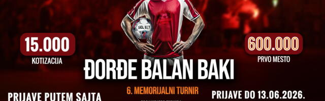 KOVIN SPREMA SPEKTAKL: Šesti memorijalni turnir "Đorđe Balan Baki"  - istorijski nagradni fond, spoj humanosti i sporta
